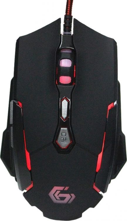 

Мышь проводная Gembird MG-600, 3200dpi, оптическая светодиодная, USB, черный, MG-600