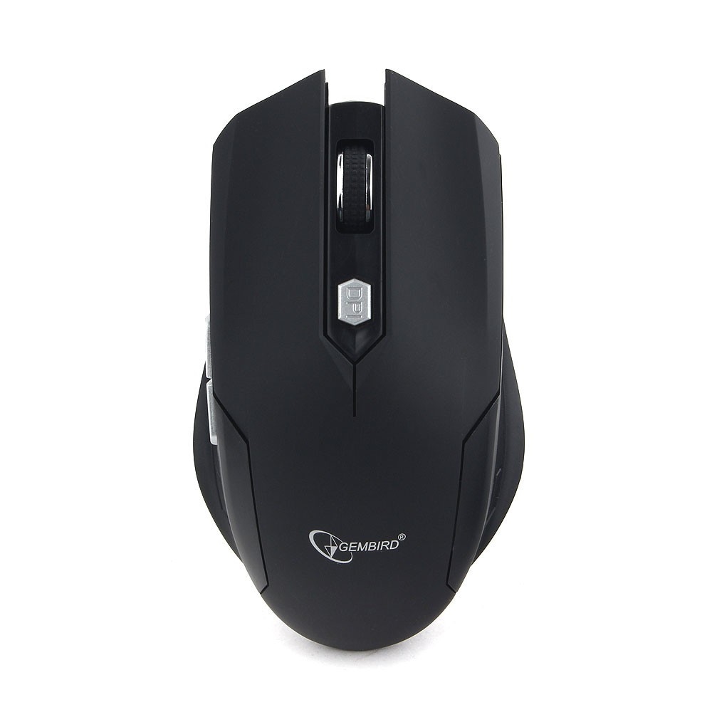 

Мышь беспроводная Gembird MUSW-240, 1600dpi, оптическая светодиодная, USB, черный, MUSW-240