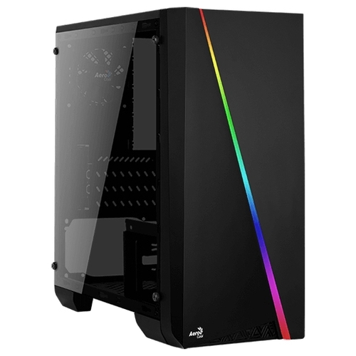 

Корпус AeroCool Cylon Mini, mATX, Mini-Tower, RGB подсветка, черный, без БП (4718009152168), Cylon Mini
