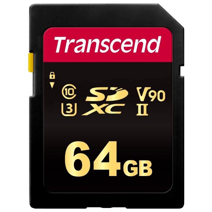 Карта памяти SDXC Transcend, 64Gb, Class 10