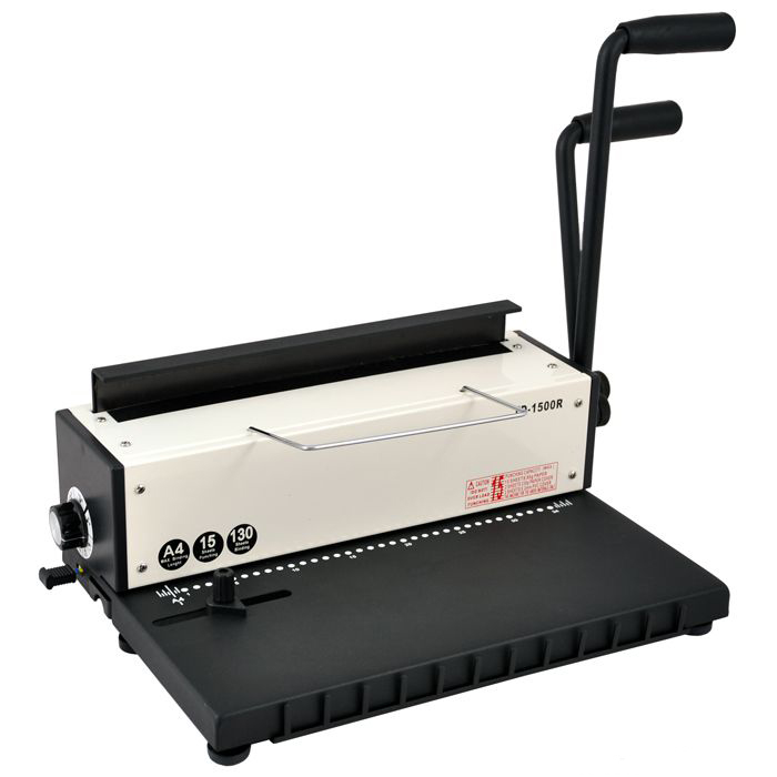 

Переплетчик на металлическую пружину Rayson TD-1500R, перфорация 15 листов, переплет 120 листов, пружина до 14.3мм (TD-1500R), Черный/серый, TD-1500R