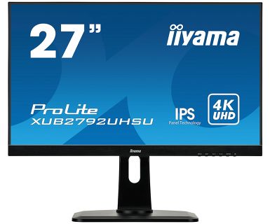 

Монитор 27" Iiyama XUB2792UHSU-B1 IPS, 3840x2160 (16:9), 300кд/м2, 5мс, DVI, HDMI, DisplayPort, USB-Hub, черный (XUB2792UHSU-B1), XUB2792UHSU-B1