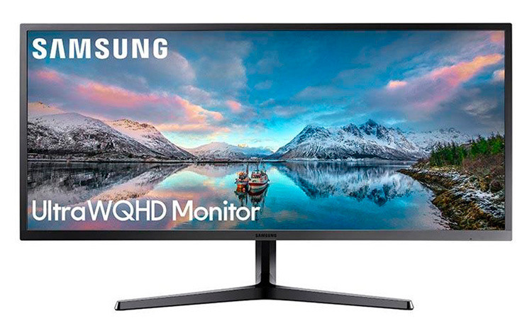 

Монитор 34" Samsung S34J550WQI VA, 3440x1440 (21:9), 300кд/м2, 4мс, HDMI, DisplayPort, черный, S34J550WQI