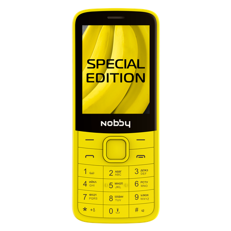 

Мобильный телефон Nobby 220 2.4", 320x240 TN, 32.8Mb RAM, 32.8Mb, BT Cam, 2-Sim, 1000mAh, желтый, 220