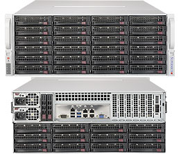 

Серверная платформа SuperMicro 6049P-E1CR36L, 2xSocket3647, 16xDDR4, 36x3.5 HDD HS + 2x2.5 HS, 2xM.2-PCI-E, Broadcom 3008, 2x10GLAN, IPMI, Redundant 2x1200 Вт, 4U (SSG-6049P-E1CR36L), 6049P-E1CR36L