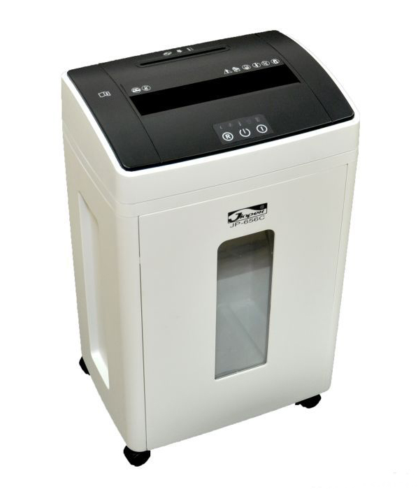 

Шредер Jinpex JP-656C, секретность 4/P-5, 300 см/мин., фрагменты - 2 мм x 1 см, объем 22 л, кол-во листов до 10 шт., скрепки, скобы, карты, CD (JP-656C), JP-656C