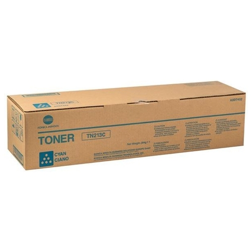 

Картридж лазерный Konica Minolta TN-213C/A0D7452, голубой, 19000 страниц, оригинальный, для Konica Minolta bizhub C203/C253, вес брутто 730гр, TN-213C