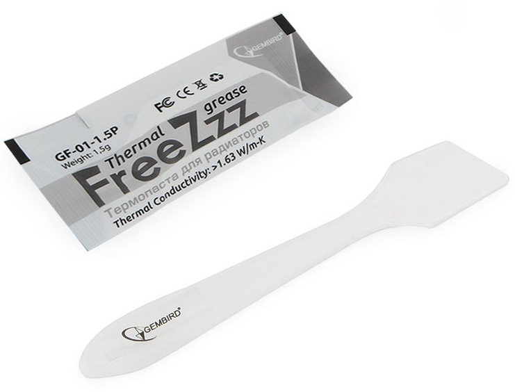 Термопаста Gembird FreeZzz GF-01-1.5P 1.5г, пакет
