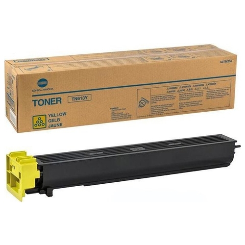 

Картридж лазерный Konica Minolta TN-613Y/A0TM250, желтый, 30000 страниц, оригинальный для Konica Minolta Bizhub C452/C552/C652, TN-613Y