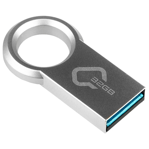 

Флешка 32Gb USB 3.0 QUMO RING, серебристый (QM32GUD3-Ring), RING
