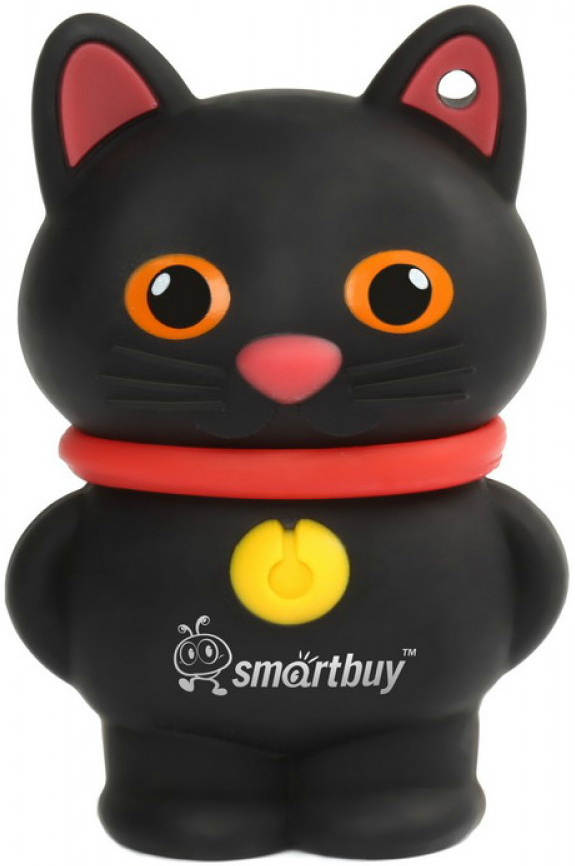 

Флешка 32Gb USB 2.0 SmartBuy Wild Series Catty, черный (SB32GBCatK), Wild Series Catty