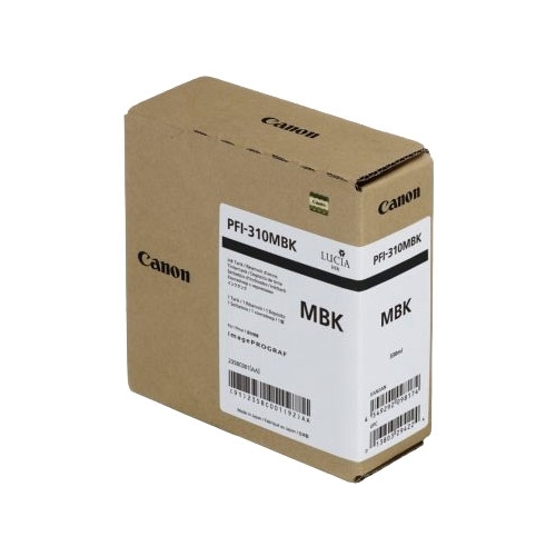 

Картридж струйный Canon PFI-310MBK (2358C001), черный матовый, оригинальный, объем 330мл, для iPF TX-2000/TX-3000/TX-4000, PFI-310MBK