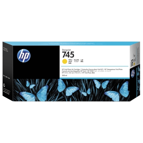 

Картридж струйный HP 745 (F9K02A), желтый, оригинальный, объем 300 мл для HP HP DesignJet Z2600/Z5600, 745