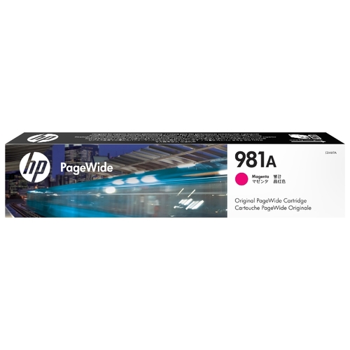 

Картридж струйный HP 981A (J3M69A), пурпурный, оригинальный, ресурс 6000 страниц для HP HP PageWide Enterprise 586dn, HP PageWide Enterprise 586f, HP PageWide Enterprise 586z, HP PageWide Enterprise 556dn, HP PageWide Enterprise 556xh, 981A