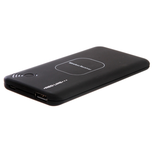 

Портативный аккумулятор (Powerbank) Red Line Blade, 5000mAh, 1xUSB, 2A, QI, черный (УТ000015728), Blade