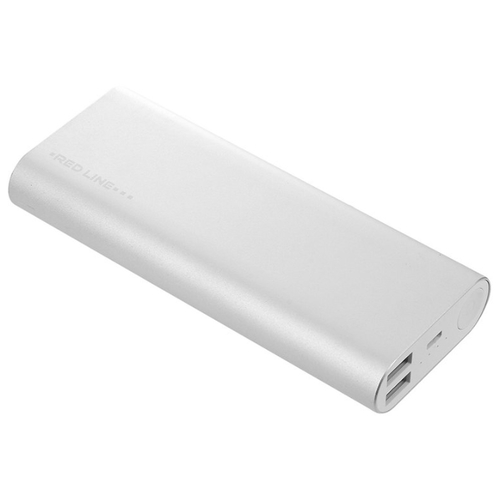 

Портативный аккумулятор (Powerbank) Red Line H16, 10000mAh, 2xUSB, 2A, серебристый (УТ000010088), H16