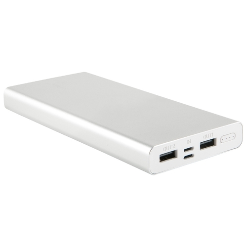 

Портативный аккумулятор (Powerbank) Red Line RS12, 12000mAh, 2xUSB, 2.1A, серебристый (УТ000015559), RS12
