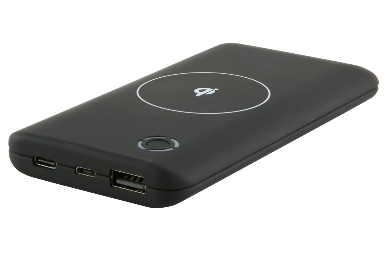 

Портативный аккумулятор (Powerbank) Red Line RP-01, 6000mAh, 2xUSB, 2A, Type-C, QI, черный (УТ000016003), RP-01