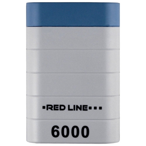 

Портативный аккумулятор (Powerbank) Red Line S7000, 6000mAh, 1xUSB, 1A, белый (УТ000010002), S7000