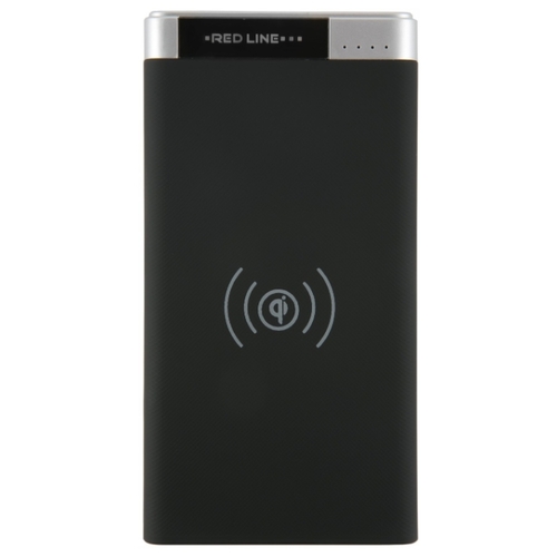 Портативный аккумулятор (Powerbank) Red Line WS-T20, 6000mAh, 1xUSB, 2.1A, QI, черный (УТ000015558) - фото 1