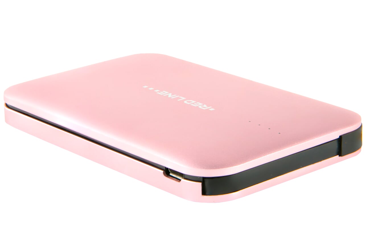 

Портативный аккумулятор (Powerbank) Red Line B6000, 6000mAh, 1xUSB, 2.4A, розовое золото (УТ000010564), B6000