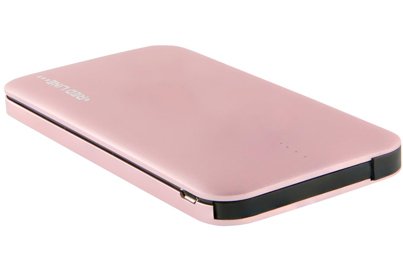 

Портативный аккумулятор (Powerbank) Red Line B8000, 8000mAh, 1xUSB, 2.4A, розовое золото (УТ000010567), B8000