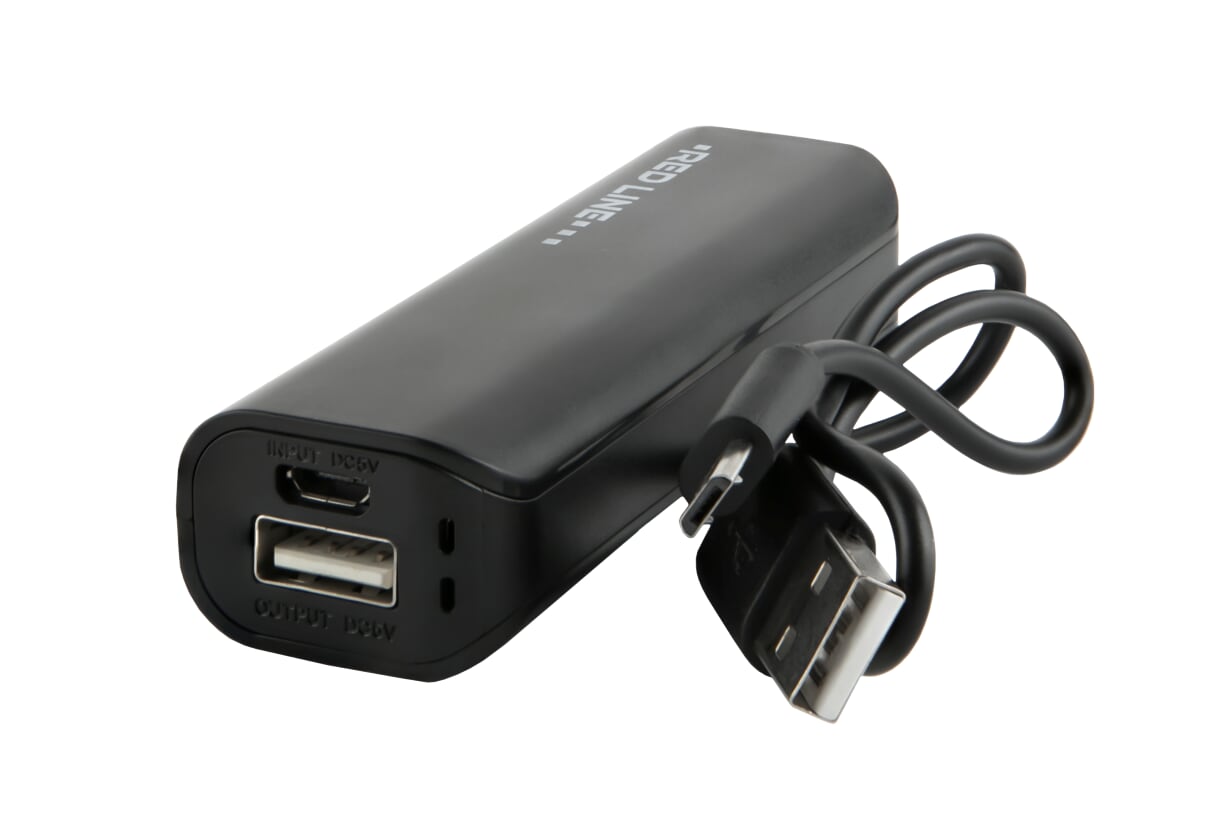 Портативный аккумулятор (Powerbank) Red Line R-3000, 3 А·ч, черный