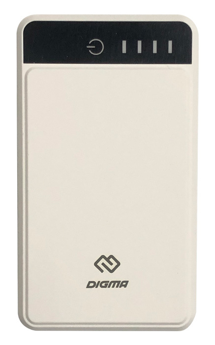 

Портативный аккумулятор (Powerbank) Digma DG-10000-3U, 10000 мА·ч, 3xUSB, 3А, белый, DG-10000-3U