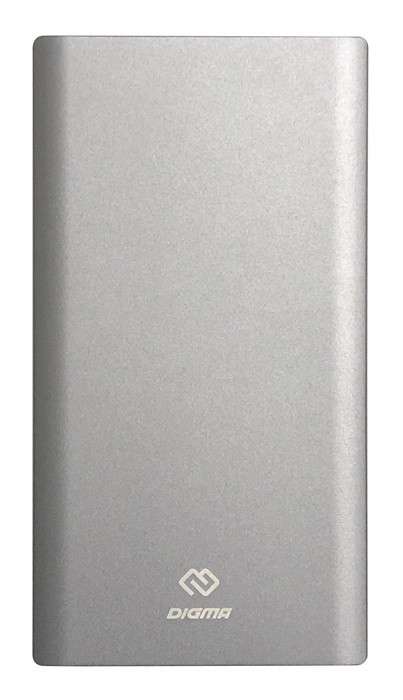 Портативный аккумулятор (Powerbank) Digma DG-PD-30000, 30 А·ч, серебристый