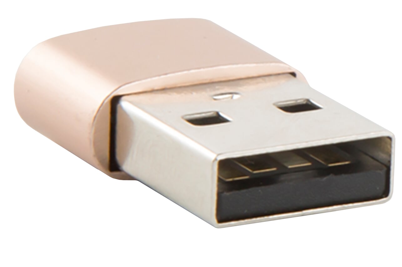 

Переходник (адаптер) USB Type-C-USB, золотистый Red Line (УТ000014354)