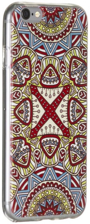 

Чехол-накладка Red Line iBox Fashion для смартфона Apple 6/6S, силикон, дизайн №114