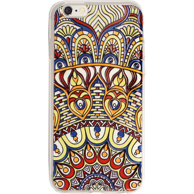 

Чехол-накладка Red Line iBox Fashion для смартфона Apple 6/6S, силикон, дизайн №52