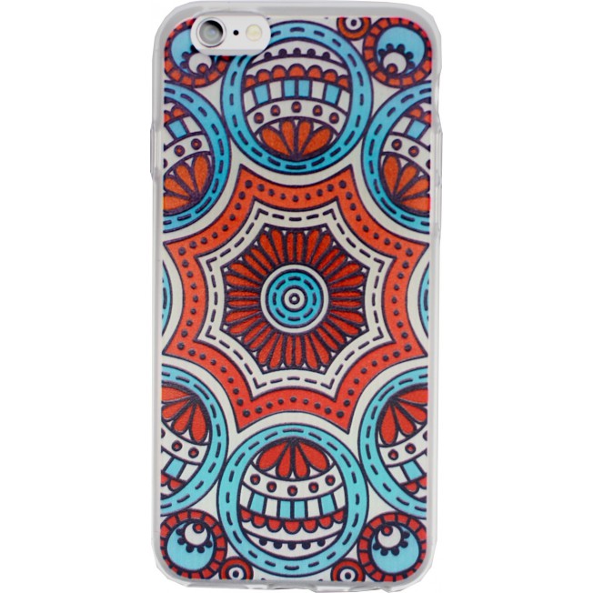 

Чехол-накладка Red Line iBox Fashion для смартфона Apple 6/6S, силикон, дизайн №76