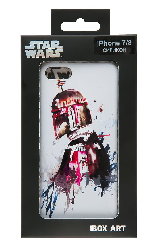 Чехол-накладка Red Line iBox Art для смартфона Apple 7/8, силикон, Star Wars дизайн №2