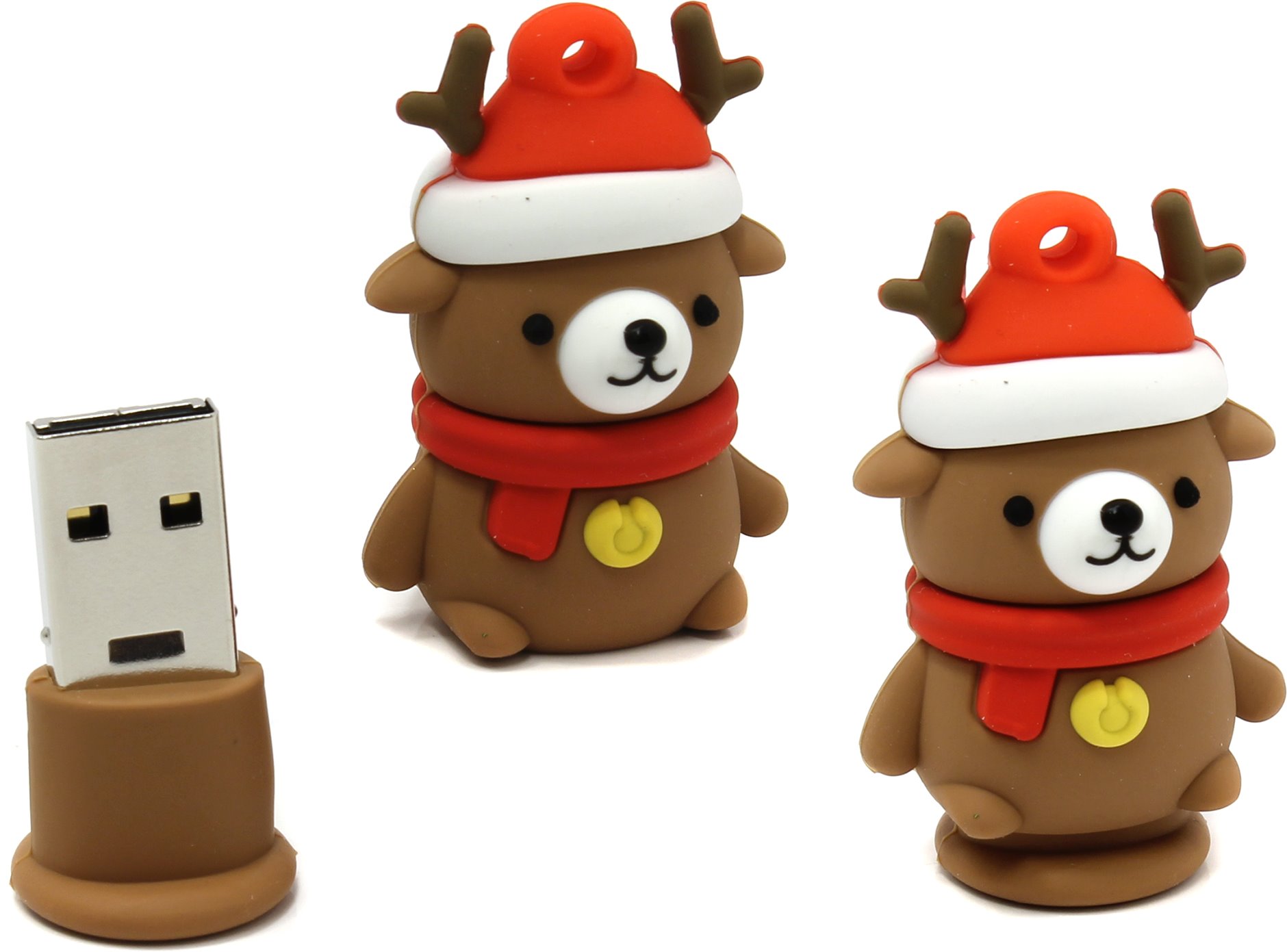 

Флешка 16Gb USB 2.0 SmartBuy NY series Caribou Bear, разноцветный (SB16GBCaribou), NY series Caribou Bear