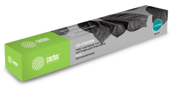 

Картридж лазерный Cactus CS-C3503BK (841817), черный, 29500 страниц, совместимый, для Ricoh MP C3503