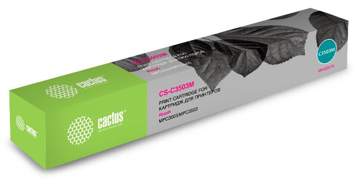 

Картридж лазерный Cactus CS-C3503M (841819), пурпурный, 18000 страниц, совместимый для Ricoh MP C3503