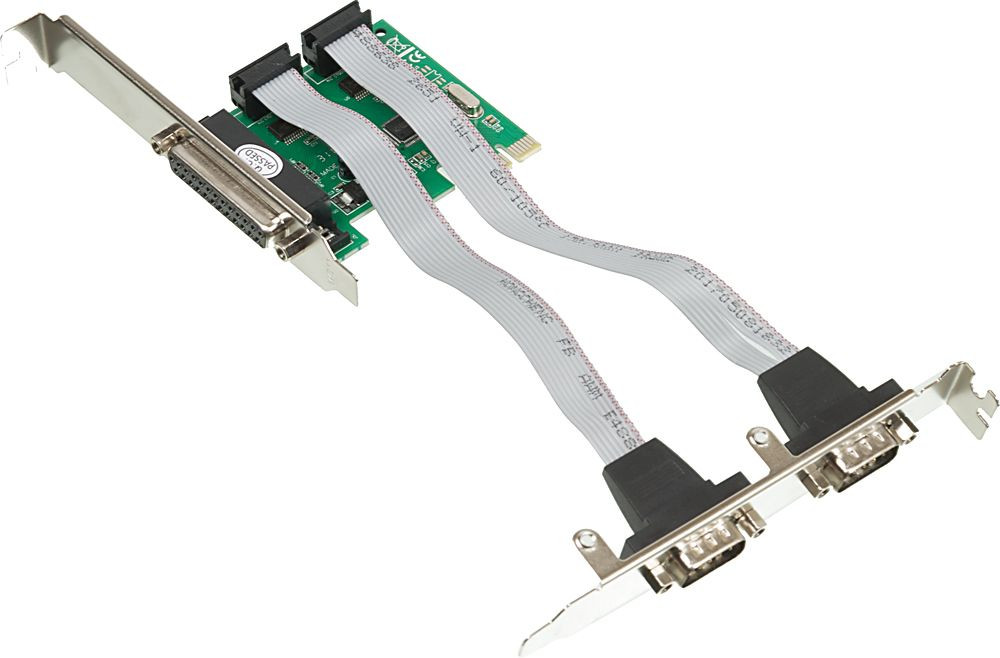 Контроллер COM/LPT ASIA PCIE WCH 2S1P LP, LPT, 2xCOM, PCI-E
