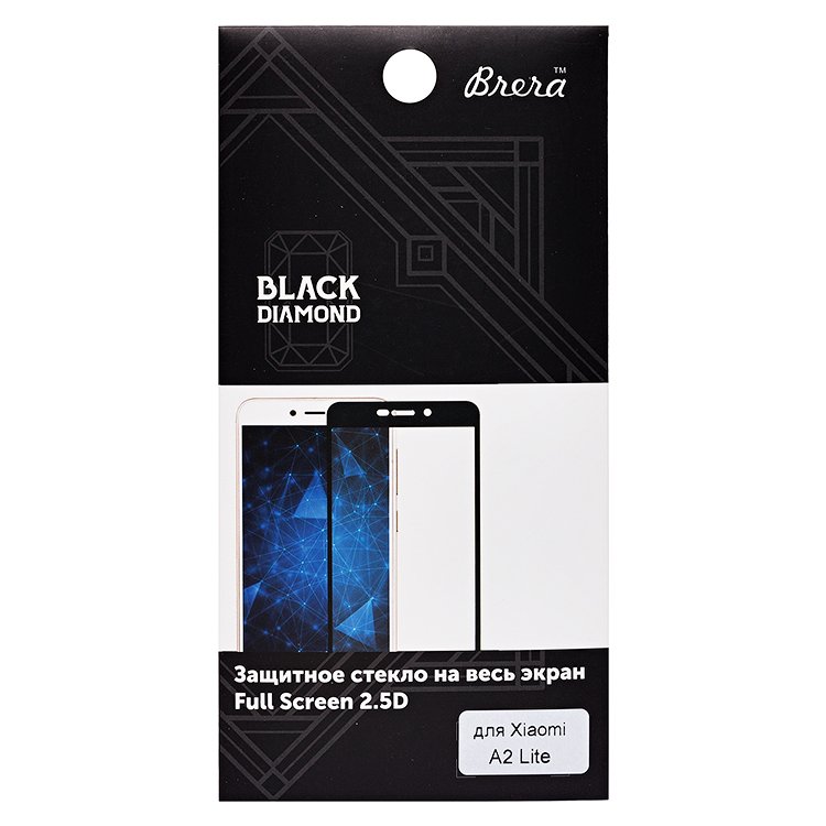 

Защитное стекло Brera для смартфона Xiaomi Mi A2 Lite 2.5D Full Screen, с черной рамкой (89031)