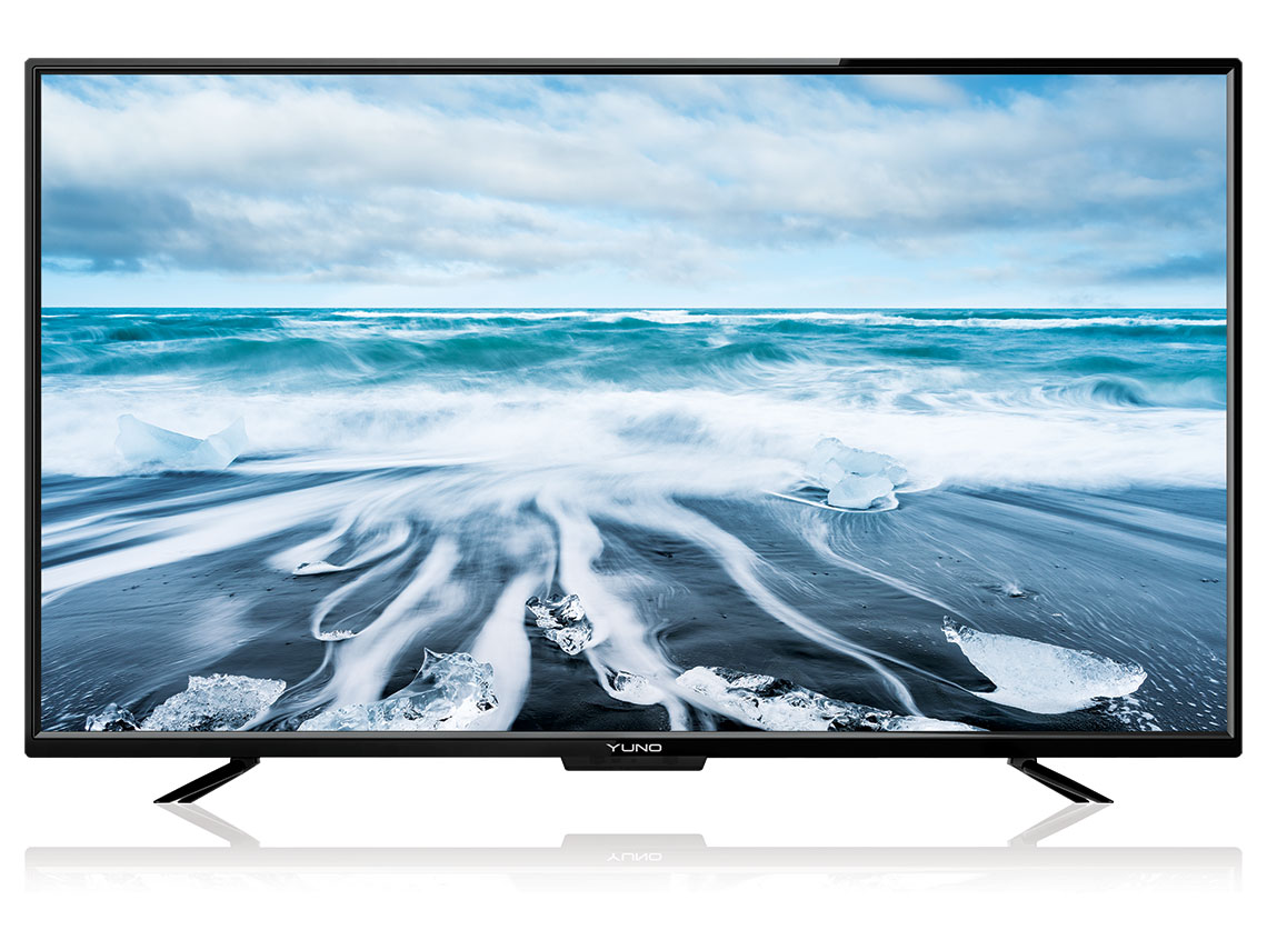 

Телевизор 43" Yuno ULM-43FTC145, FullHD, 1920x1080, DVB-T2 /C /S2, HDMIx3, USBx2, черный, ULM-43FTC145