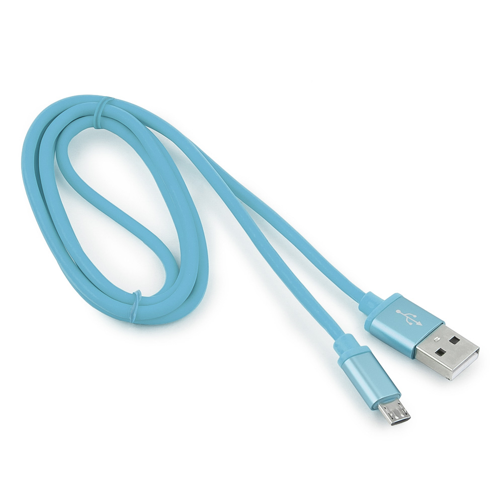 

Кабель USB-micro, Cablexpert, 1m, синий, блистер (CC-S-mUSB01Bl-1M)