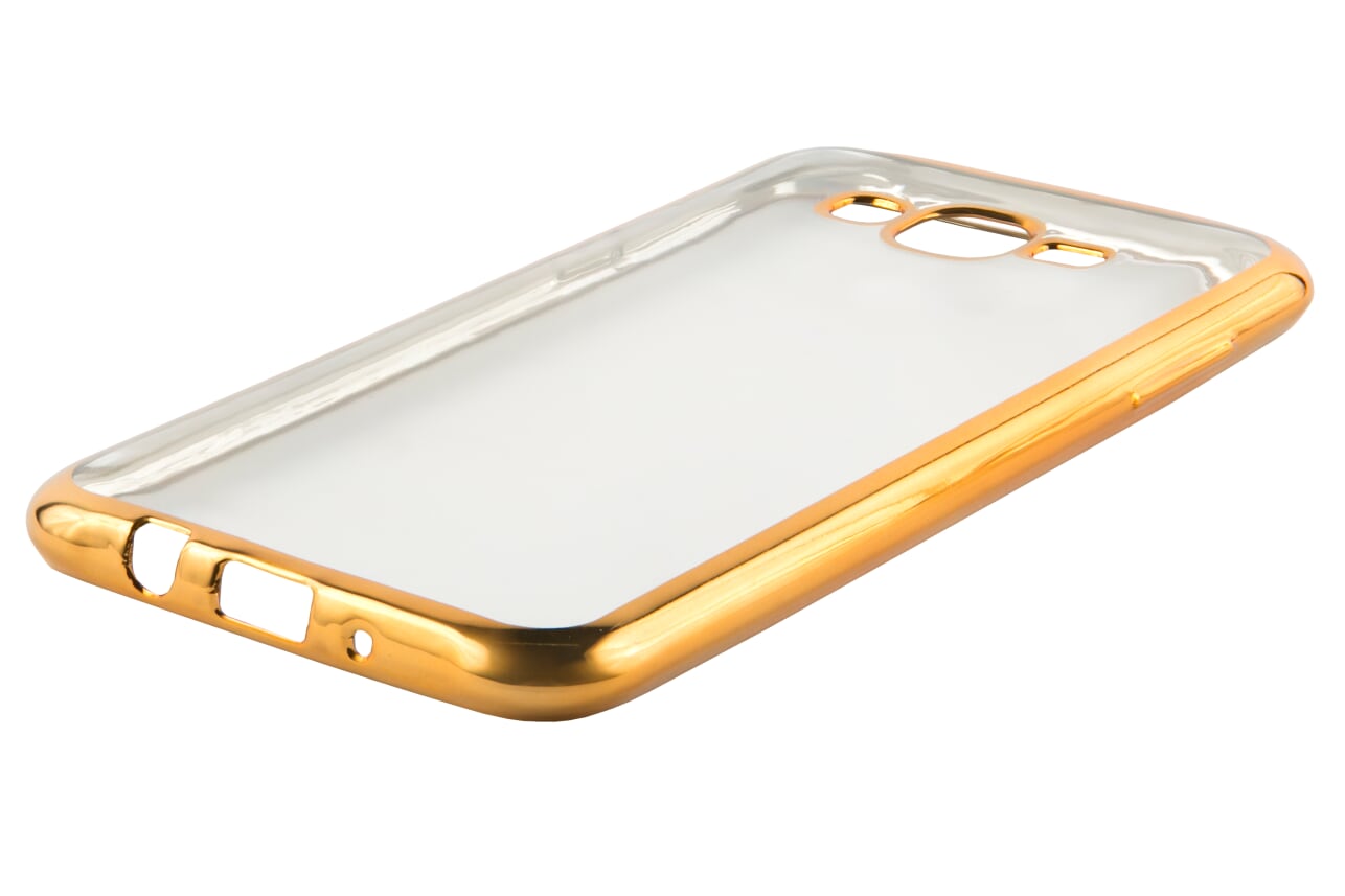 

Чехол-накладка Red Line iBox Blaze для смартфона Samsung Galaxy J7 (2015)/J7 Neo, силикон, прозрачный/золотистый