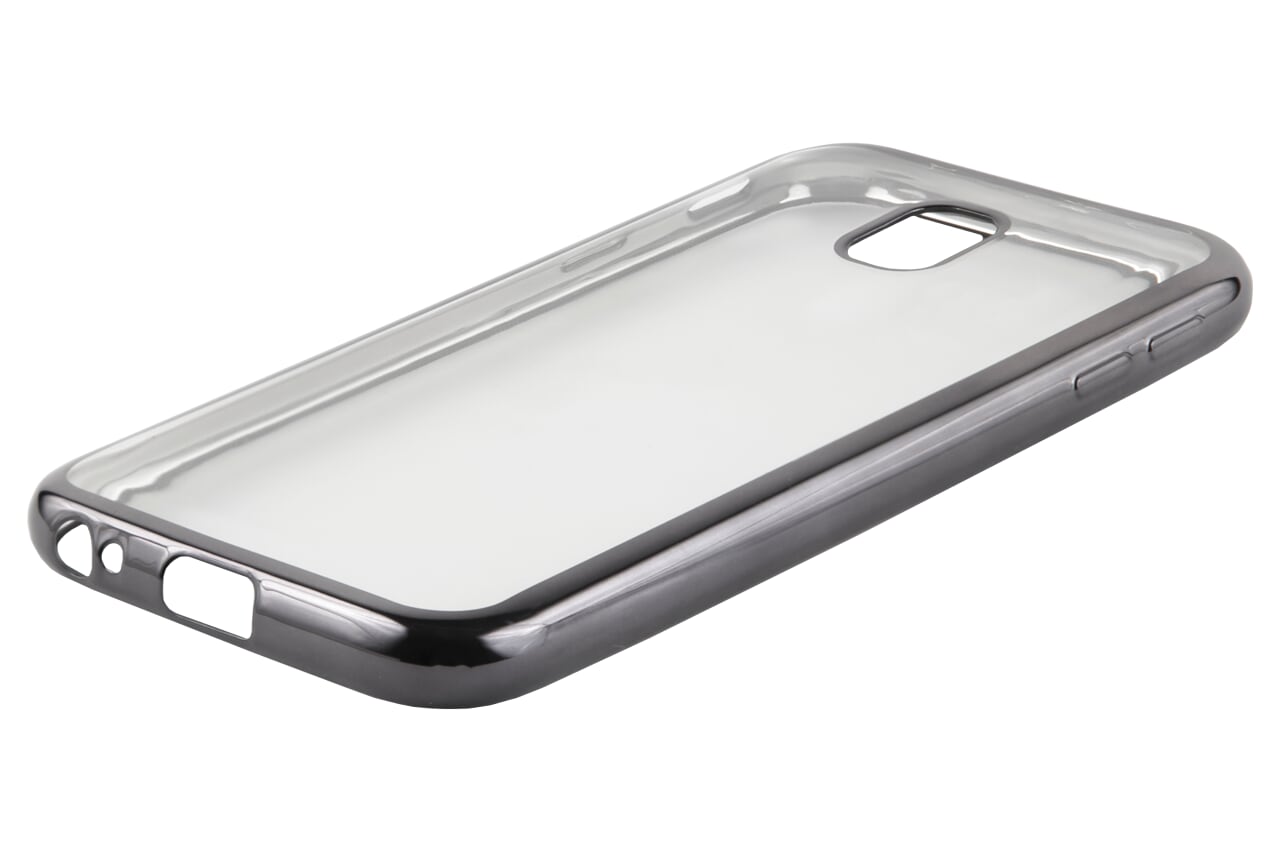 

Чехол-накладка Red Line iBox Blaze для смартфона Samsung Galaxy J3 (2017), силикон, прозрачный/черный