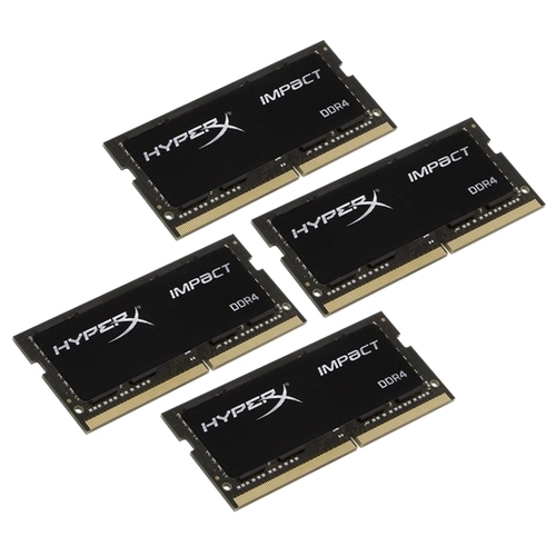 Комплект памяти DDR4 SODIMM 16Gb (4x4Gb), 2400MHz HyperX (HX424S15IBK4/16)