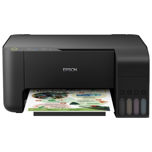 

МФУ струйный Epson L3100, A4, цветной, 9стр/мин (A4 ч/б), 4.5стр/мин (A4 цв.), 5760x1440dpi, СНПЧ, USB (C11CG88401), L3100
