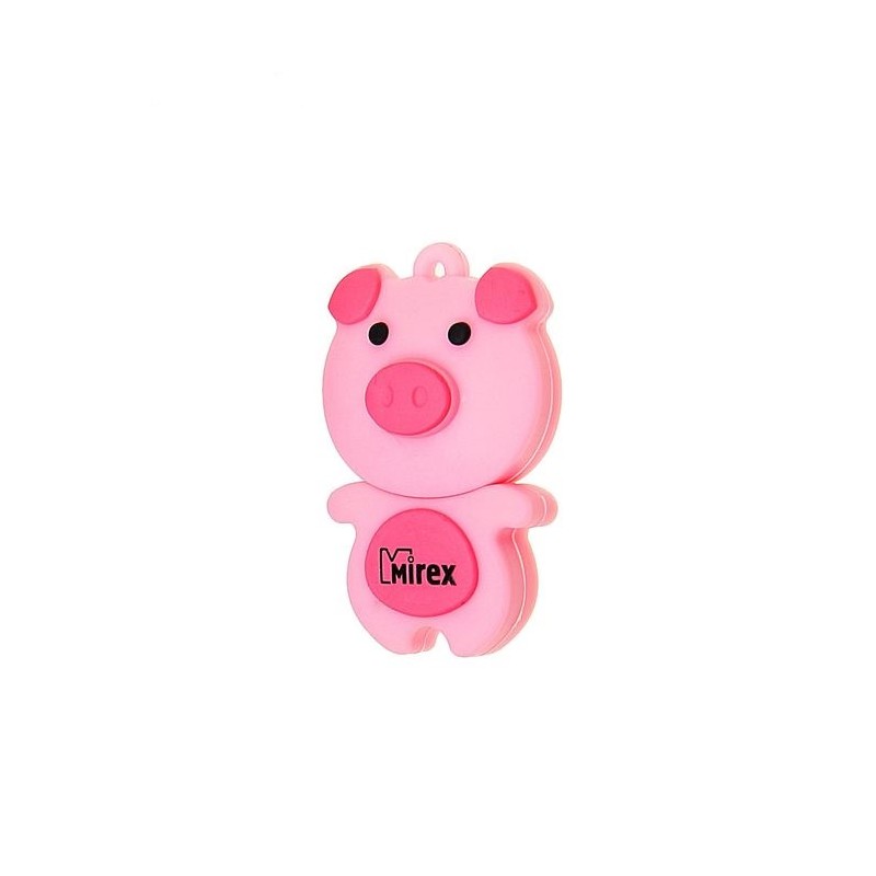 

Флешка 8Gb USB 2.0 Mirex PIG PINK, розовый (13600-KIDPIP08), PIG PINK