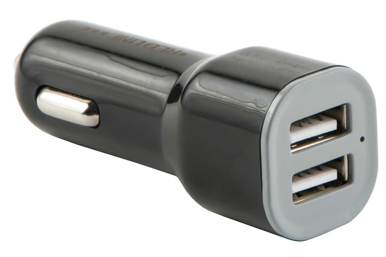 

Автомобильное зарядное устройство Red Line AC-1A, 2xUSB, 1А, черный (УТ000010345), AC-1A