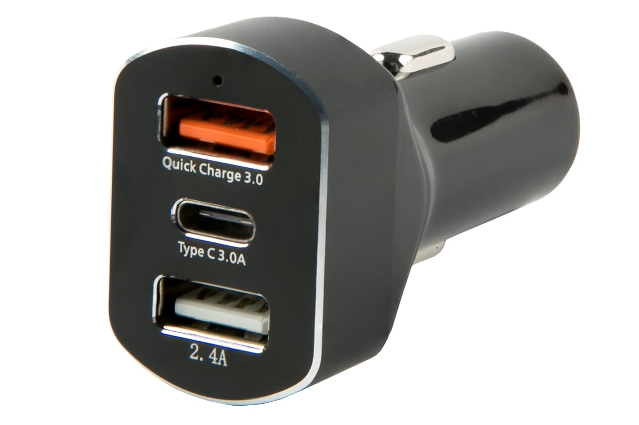 

Автомобильное зарядное устройство Red Line APD-3A, 2xUSB, 1xUSB Type C, 3А, QC, черный (УТ000015302), APD-3A
