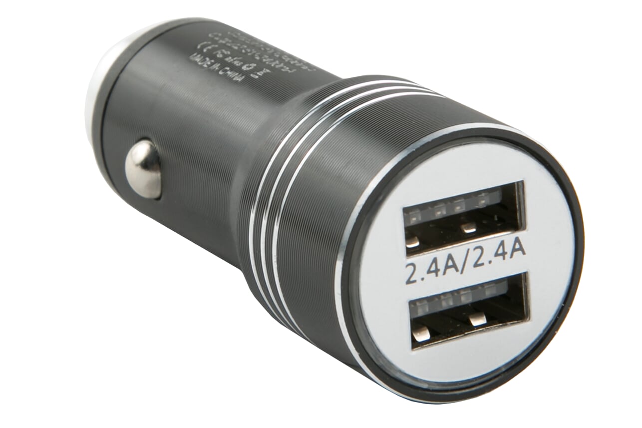 

Автомобильное зарядное устройство Red Line AC-5, 2xUSB, 2.4А, черный (УТ000016521), AC-5