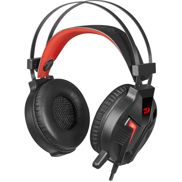 

Проводная гарнитура Redragon Memecoleous, 2xJack 3.5mm/USB, черный/красный (75096), Memecoleous